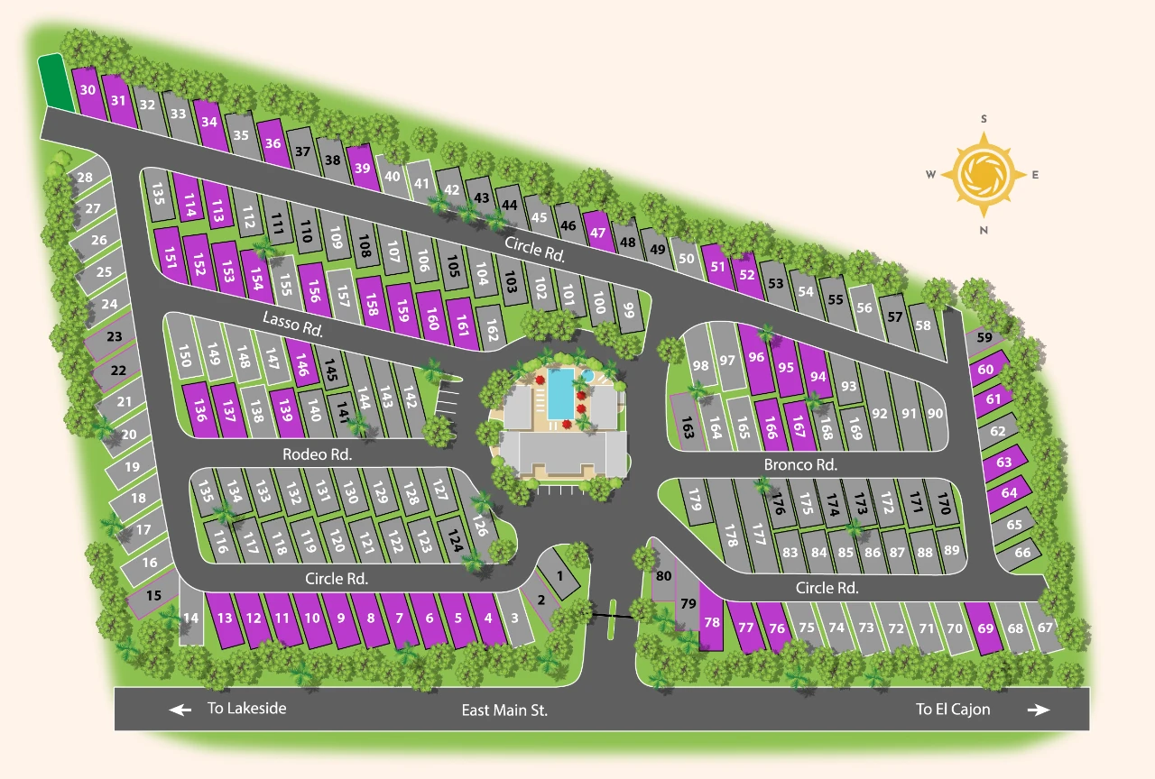 Circle RV Resort Deluxe RV Site Type
