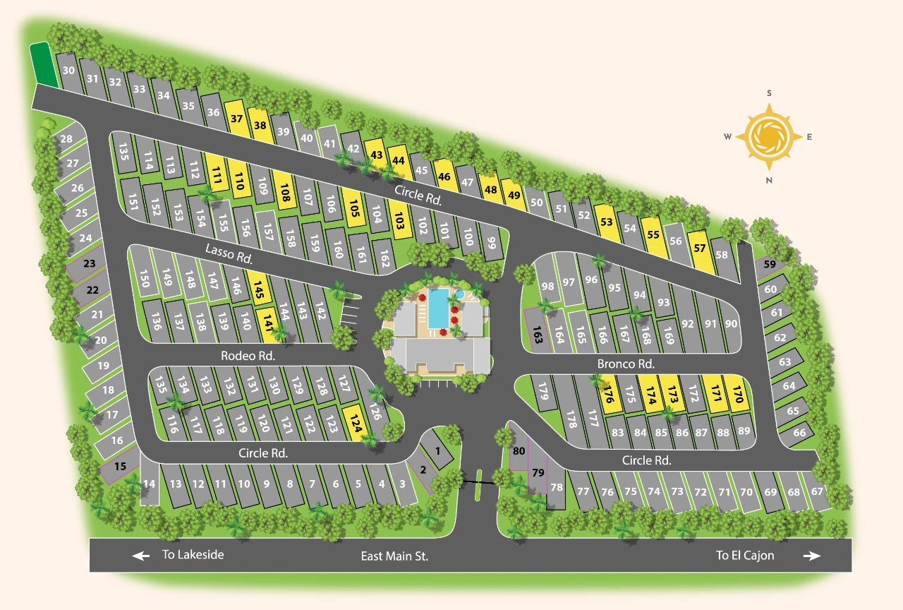 Circle RV Resort standard site type