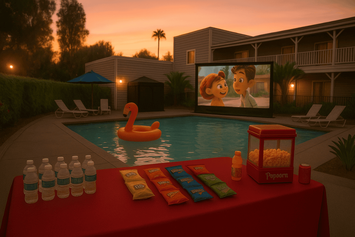 Dive-in movie at Circle RV Resort