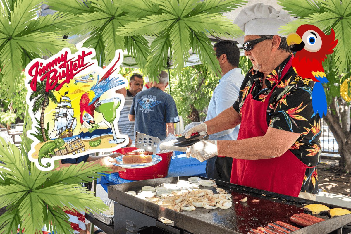 Jimmy Buffet tribute BBQ at Circle RV Resort