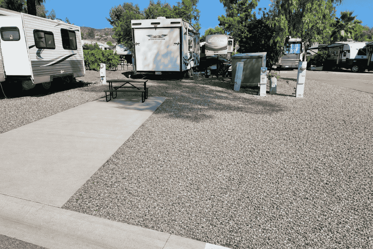 Standard RV Site at Circle RV Resort