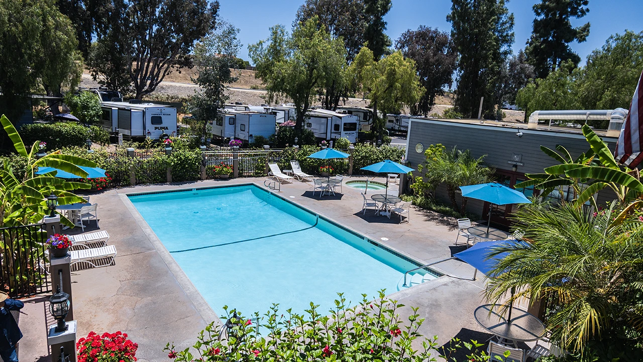 Circle RV Resort Pool Area 