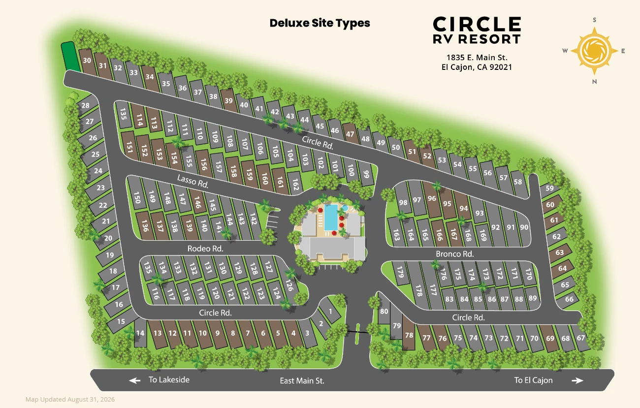 Circle RV Resort Deluxe site type