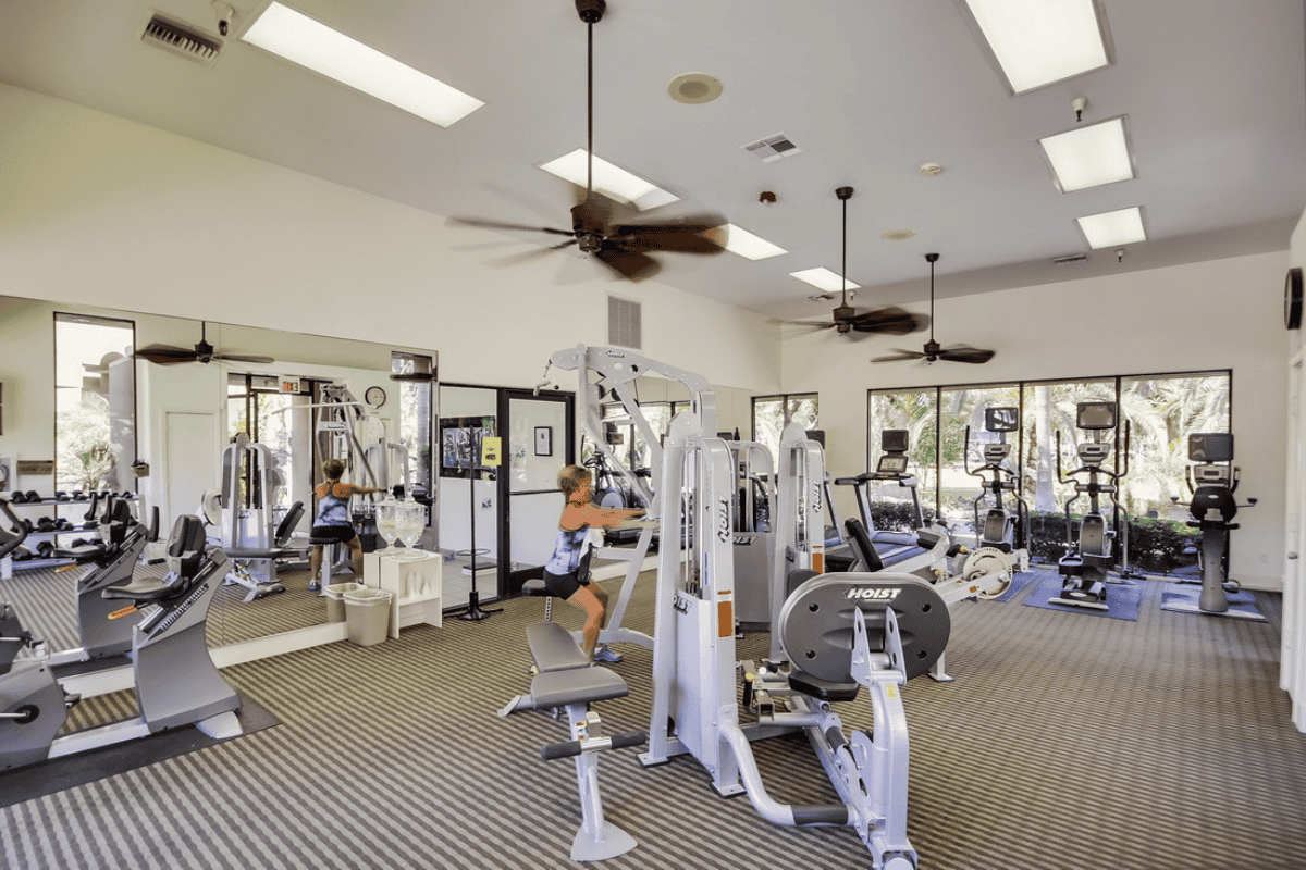 Gym at Emerald Desert RV Resort, Palm Desert, CA