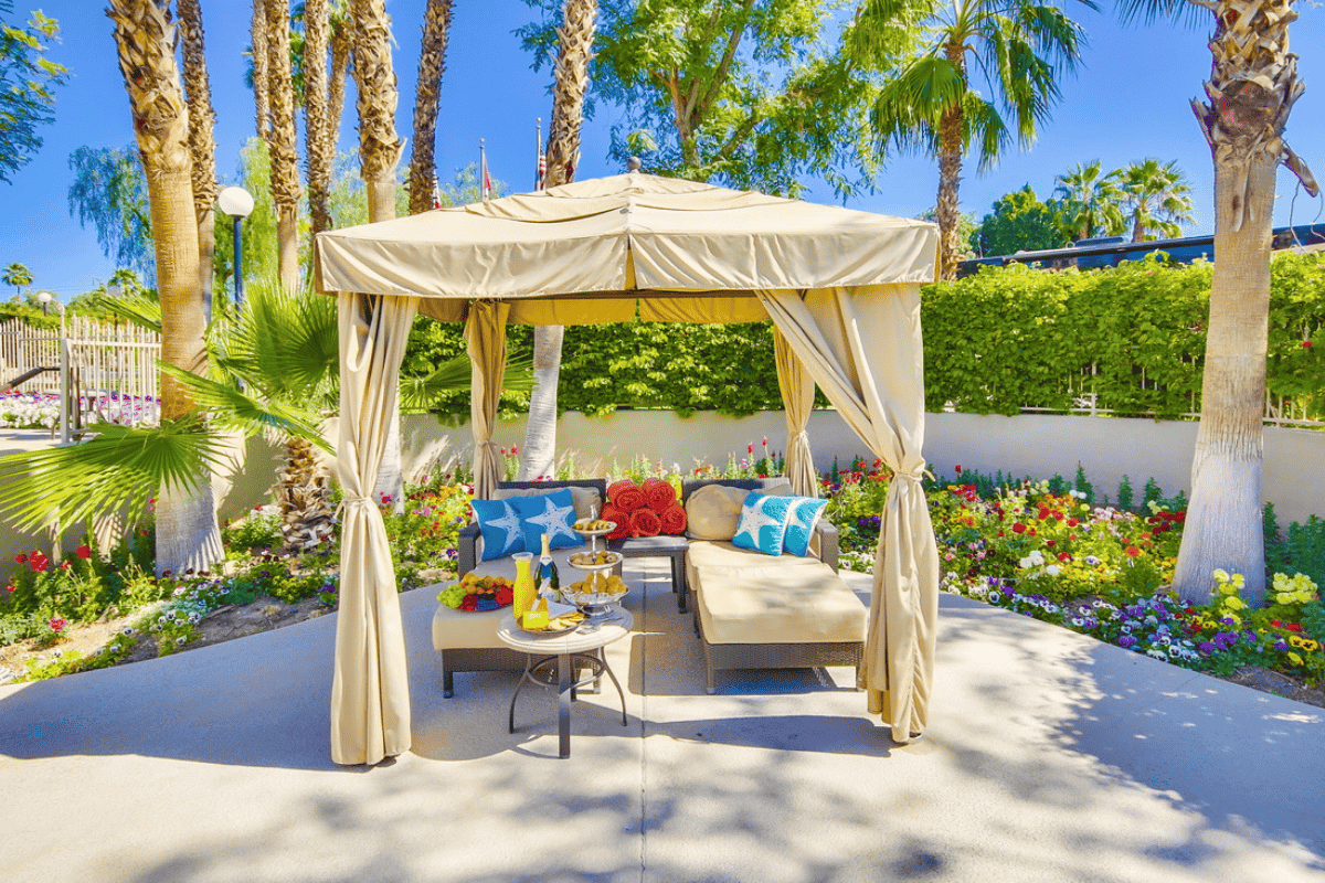 Poolside Cabanas