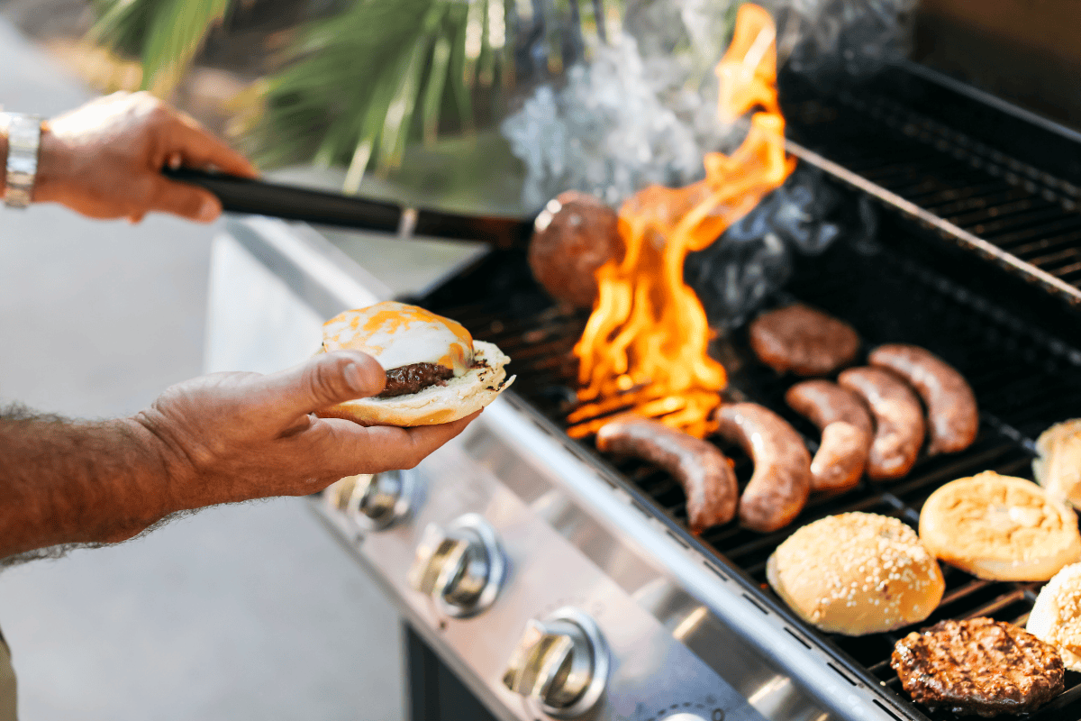 BBQ festivity at San Diego RV Resort