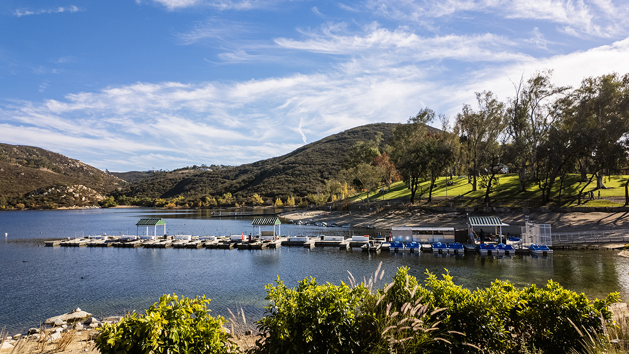 Lake Poway in San Diego